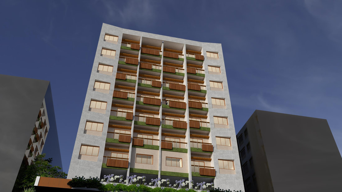 Apartment Building Design at Nagaland, Dimapur by Mumbai Architect Atelier ARBO