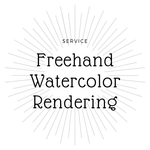Freehand Watercolor Rendering