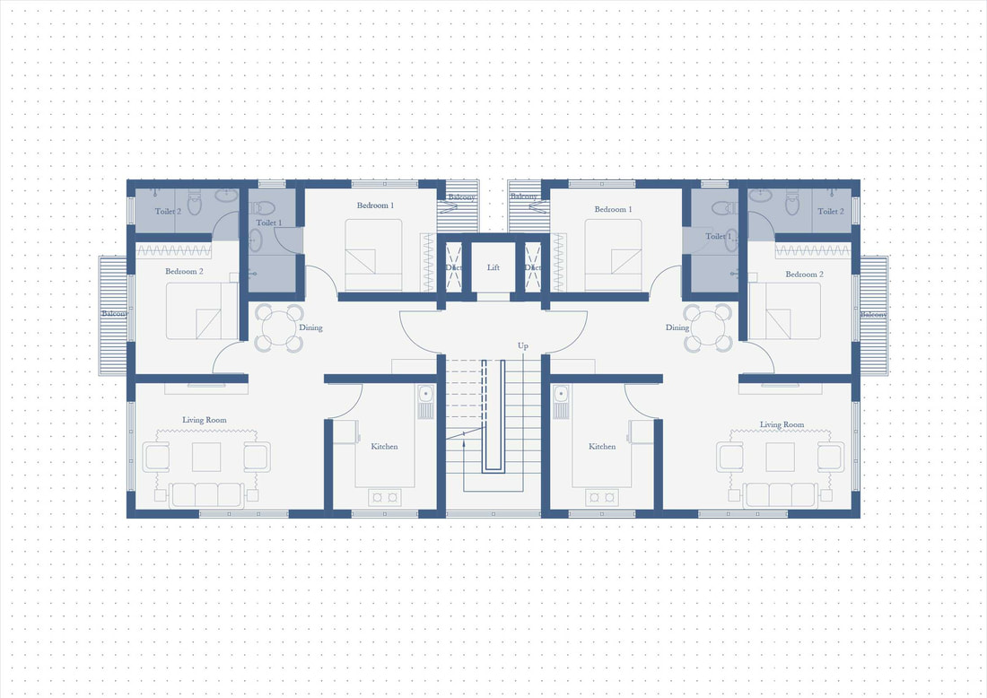 Apartment Building Design - 3001