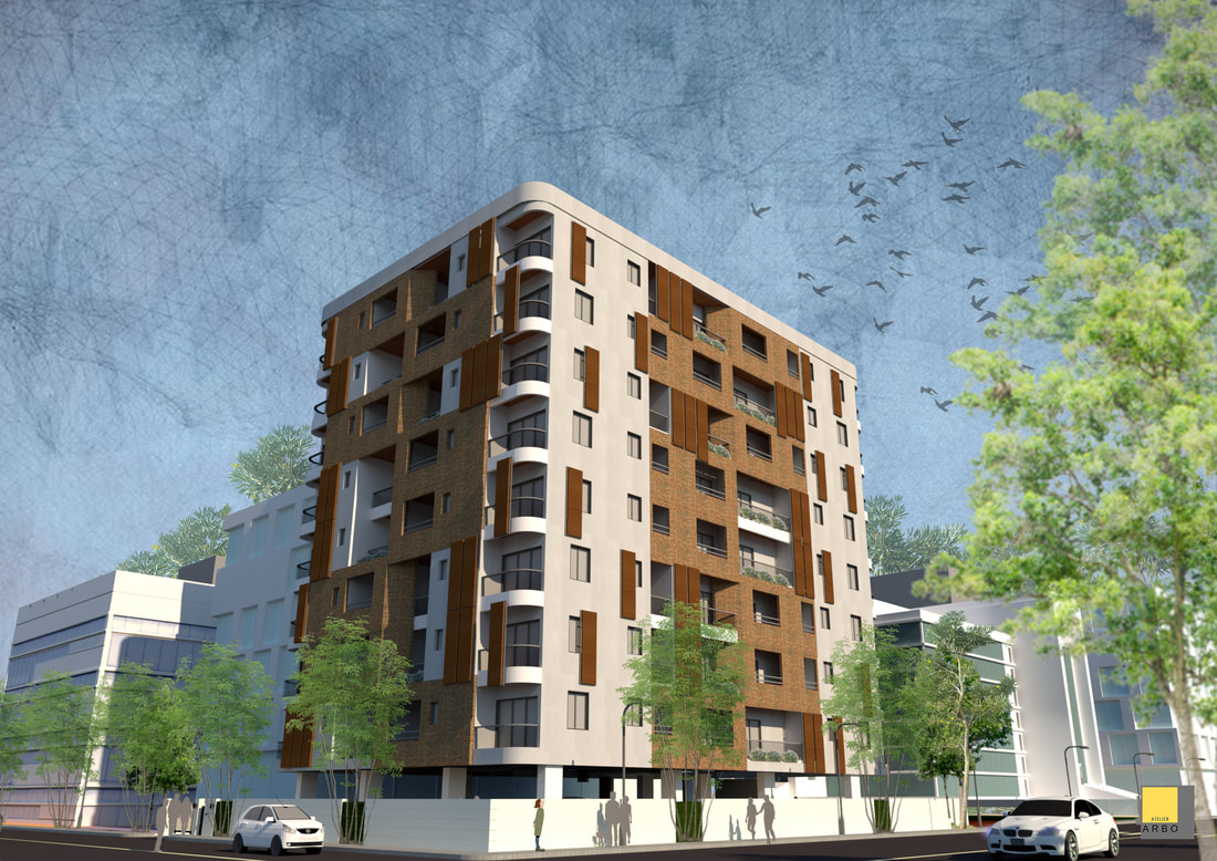 Apartment Building Design Development - HOMEPLANSINDIA
